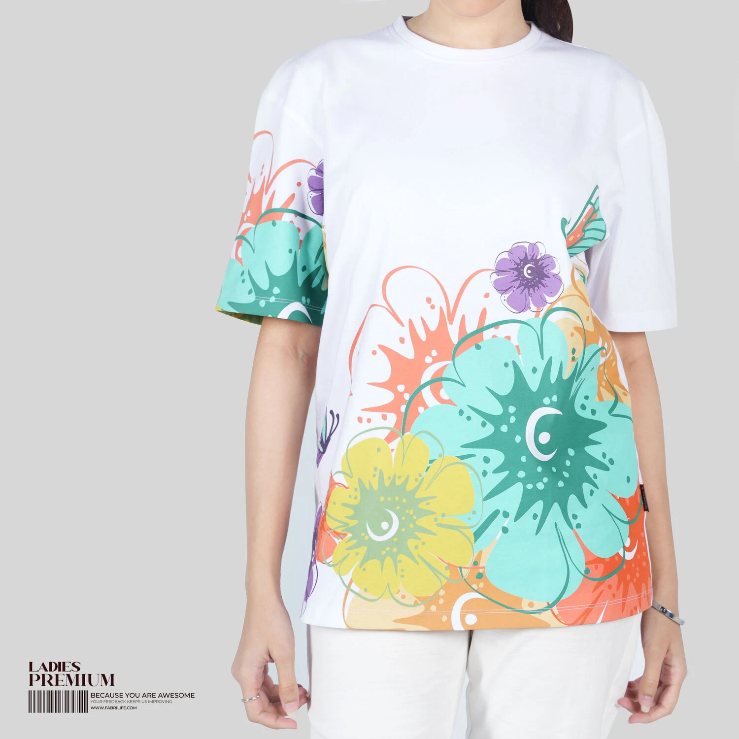 Women Premium Tee - Garden